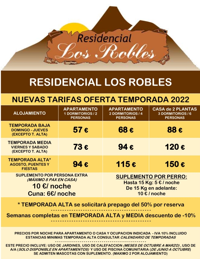 Residencial Los Robles Apartamentos Apartamento Rural en La Iruela Arroyo frio 